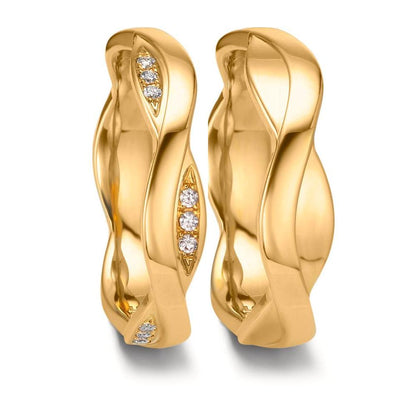 Partnerring 750/18K geel goud