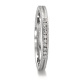 Partnerring 950 Platina Diamant 0.075 ct, 10 Steen, w-si