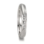 Partnerring 950 Platina Diamant 0.035 ct, 7 Steen, w-si
