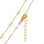 Collier 750/18K geel goud 42-45 cm