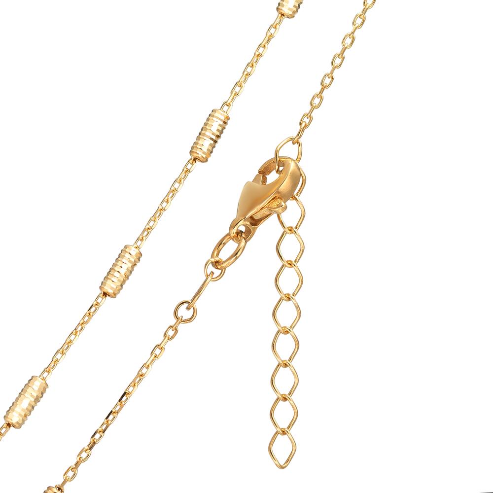 Collier 750/18K geel goud 42-45 cm