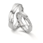 Partnerring 750/18K witgoud