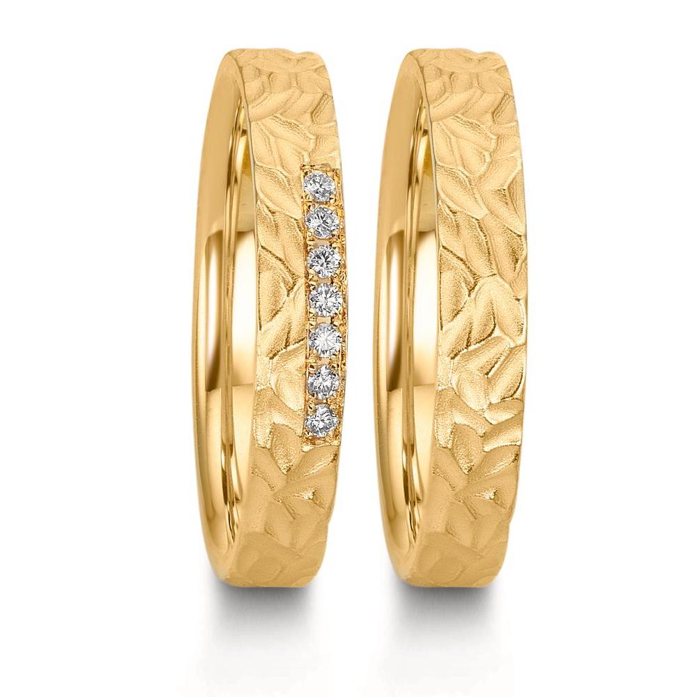 Partnerring 750/18K geel goud