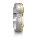 Partnerring Zilver, 585/14K roségoud Bi-color