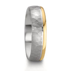 Partnerring Zilver, 585/14K roségoud Bi-color