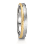 Partnerring Roestvrijstaal, 375/9K geel goud