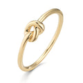 Ring 375/9K geel goud Knooppunt