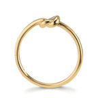 Ring 375/9K geel goud Knooppunt