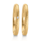 Partnerring 750/18K geel goud