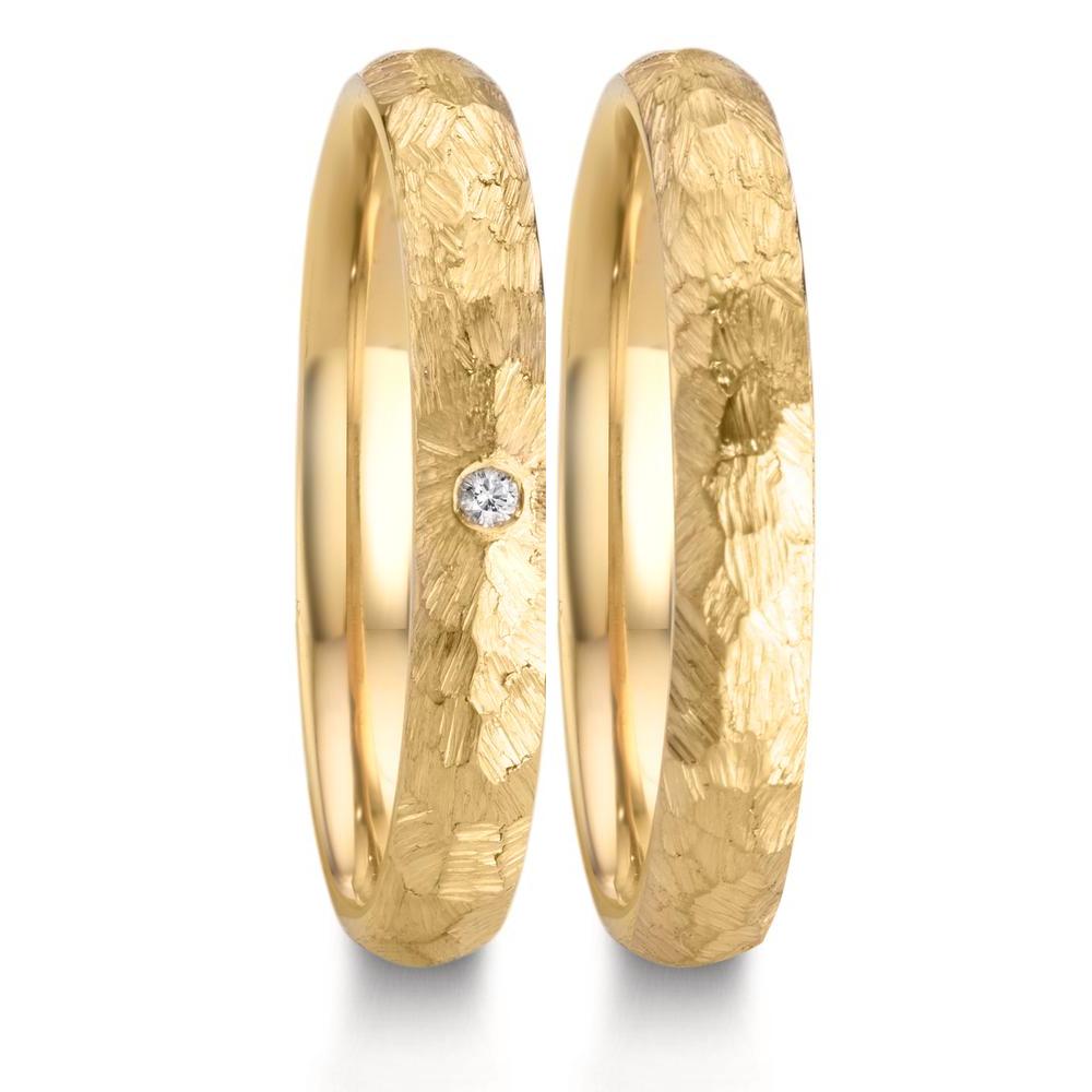 Partnerring 750/18K geel goud