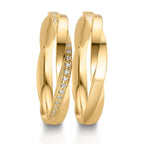 Partnerring 750/18K geel goud