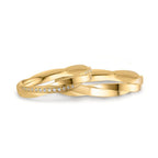 Partnerring 750/18K geel goud