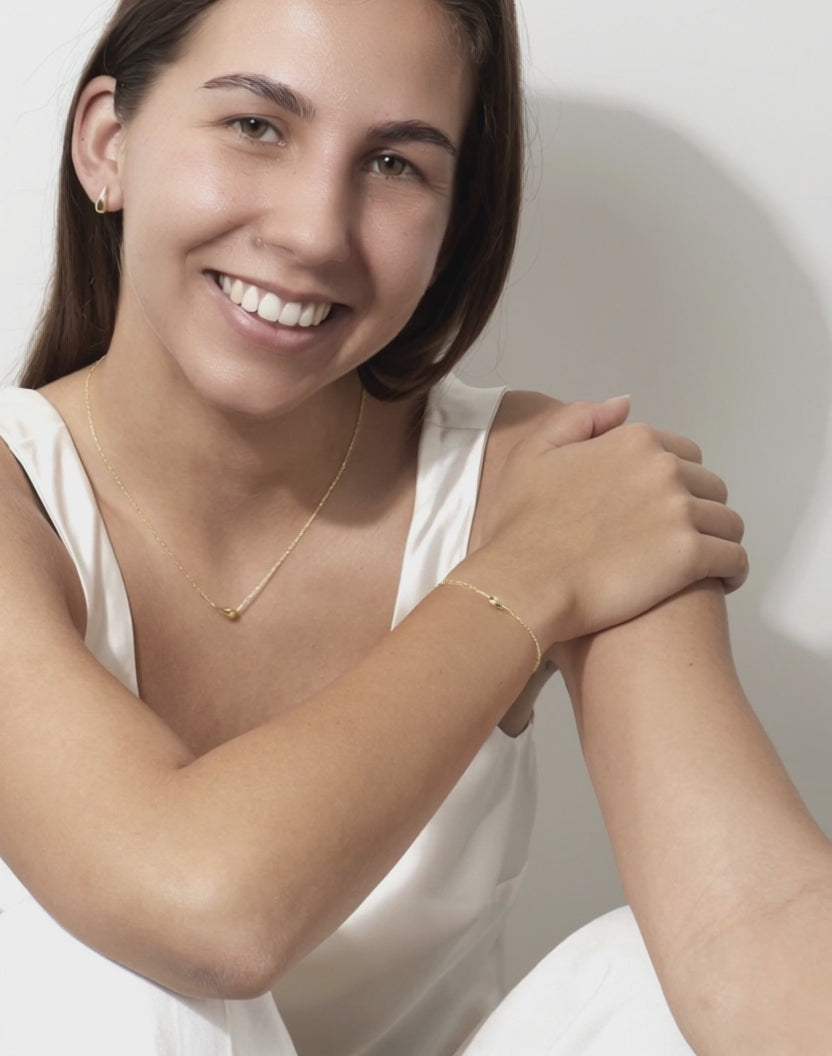 Armband Zilver Geel Verguld