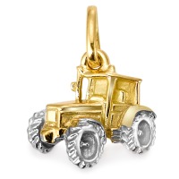 Hanger 375/9 krt geel goud Tractor