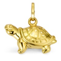 Hanger 750/18 krt geel goud Schildpad