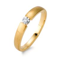 Solitaire ring 750/18 krt geel goud Diamant 0.10 ct, w-si-563003